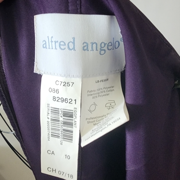 Alfred Angelo Bridesmaid dress, size 10, purple - Picture 3 of 3
